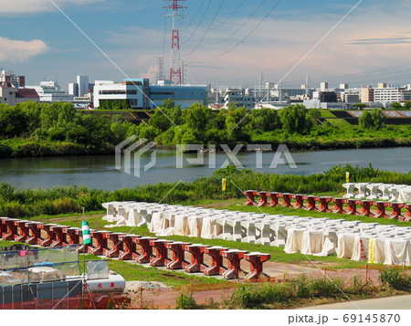 荒川の堤防補強工事 荒川の堤防補強工事 69145870