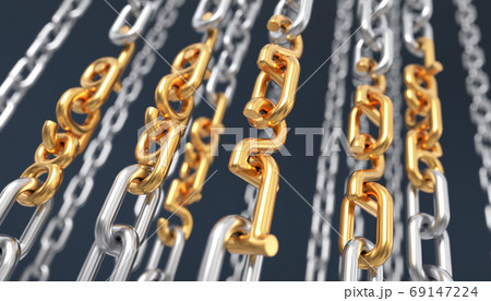 Chains With Gold Elements In The Form Of Digits Of Years Chains With Gold Elements In The Form Of Digits Of Years 69147224