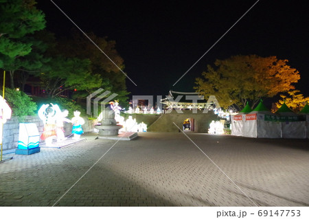 韓国 晋州南江流灯祭 晋州城 韓国 晋州南江流灯祭 晋州城 69147753