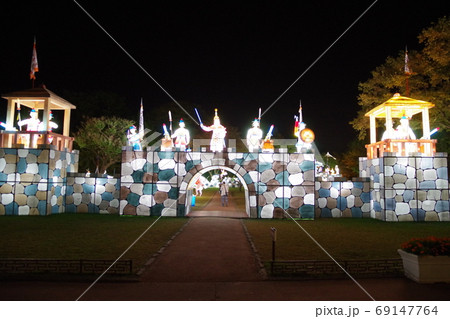 韓国 晋州南江流灯祭 晋州城 韓国 晋州南江流灯祭 晋州城 69147764