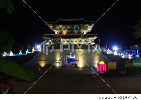 韓国 晋州南江流灯祭 晋州城 韓国 晋州南江流灯祭 晋州城 69147766