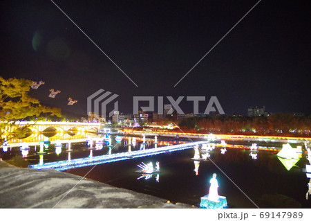 韓国 晋州南江流灯祭 韓国 晋州南江流灯祭 69147989