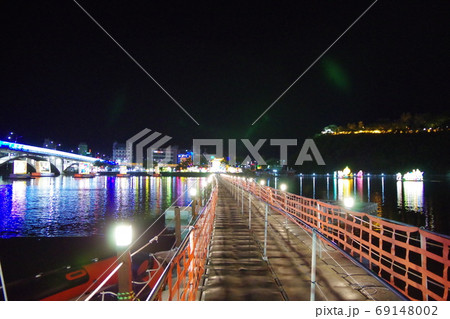 韓国 晋州南江流灯祭 韓国 晋州南江流灯祭 69148002