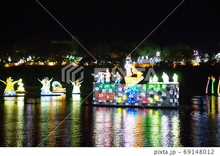 韓国 晋州南江流灯祭 韓国 晋州南江流灯祭 69148012