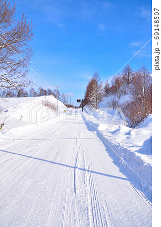 積雪道路 積雪道路 69148507