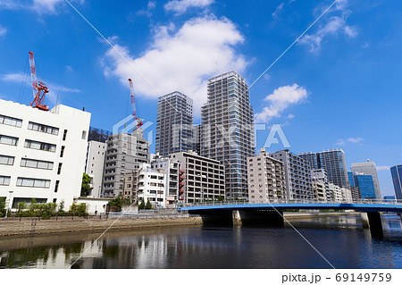 東京ウォーターフロント 芝浦運河の風景 東京ウォーターフロント 芝浦運河の風景 69149759