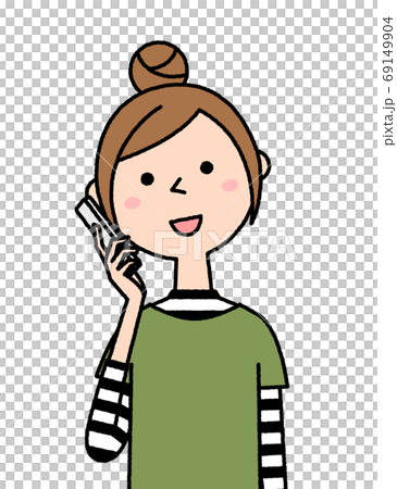 A young woman mom to call 69149904