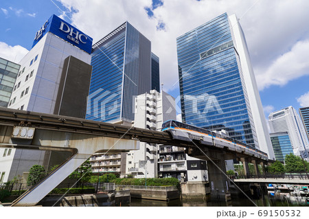 東京ウォーターフロント 芝浦アイランド 新芝北運河の風景 東京ウォーターフロント 芝浦アイランド 新芝北運河の風景 69150532
