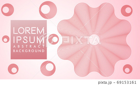 Circular Spectrum Audio Wave Design Vector, Abstract Wave Line B Circular Spectrum Audio Wave Design Vector, Abstract Wave Line B 69153161