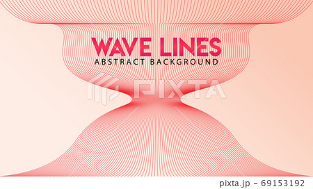 Abstract Wave Line Background Design Vector, Red Orange Explosio Abstract Wave Line Background Design Vector, Red Orange Explosio 69153192
