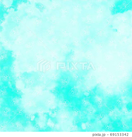 明るい海の人魚のパターン背景 69153342