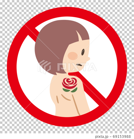 Tattoo and tattoo prohibited marks Tattoo and tattoo prohibited marks 69153988