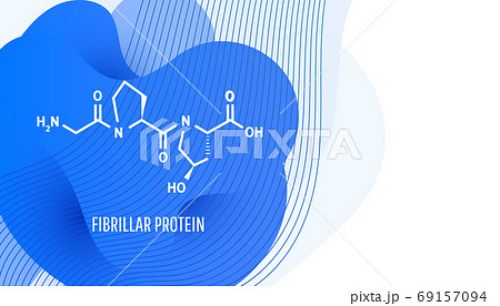 Formula of chemical structure collagen is a 69157094