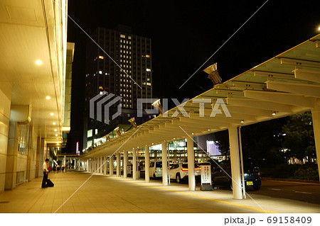 福井市　福井駅西口　恐竜広場　新コロナ福井アラート　夜景 69158409