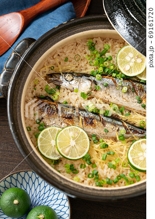 秋刀魚の炊き込みご飯 秋刀魚の炊き込みご飯 69161720
