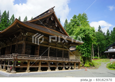 岩手の古刹天台寺 本堂 岩手の古刹天台寺 本堂 69162970