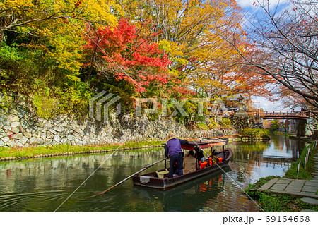 滋賀県近江八幡市 八丁堀の紅葉 滋賀県近江八幡市 八丁堀の紅葉 69164668