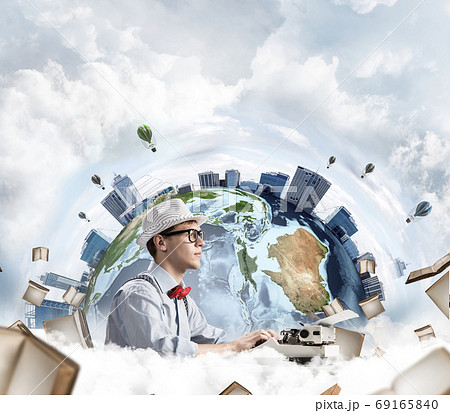 Creative inspiration of young writer. Creative inspiration of young writer. 69165840