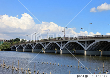 手賀沼の手賀大橋 69165845