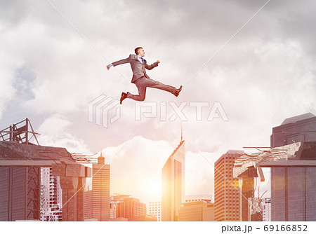 Problem and difficulties overcoming concept. 69166852