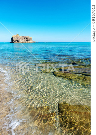 白兎海岸　海　透明度 69167013