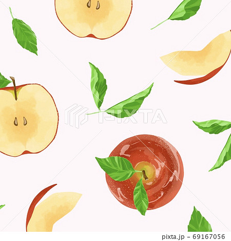 いろんな形のりんごのイラスト 69167056