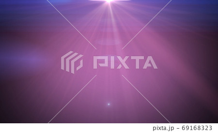 フレアライト光線ビームグラフィック背景素材 69168323