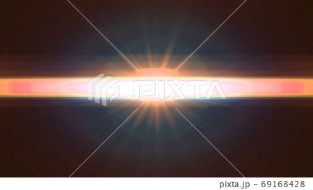 フレアライト光線ビームグラフィック背景素材 69168428