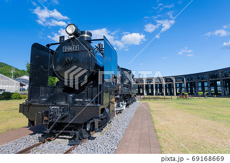 旧豊後森機関庫 大分県玖珠郡玖珠町の写真素材