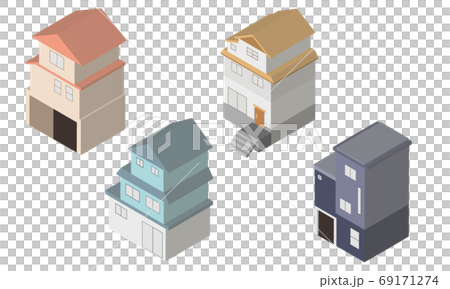 家セット 3D 3階建て 家セット 3D 3階建て 69171274