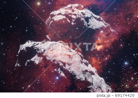Comet 67P Churyumov-Gerasimenko. Elements of this image furnished by NASA Comet 67P Churyumov-Gerasimenko. Elements of this image furnished by NASA 69174420
