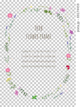 ハーブのフレーム 69174459