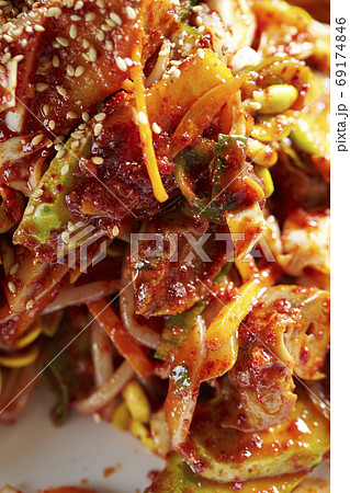 韓国料理のムチム コチュジャンの和え物 韓国料理のムチム コチュジャンの和え物 69174846