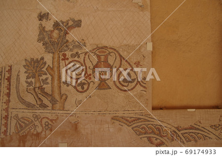 【ヨルダン】マダバ、古代遺跡のモザイク画 【ヨルダン】マダバ、古代遺跡のモザイク画 69174933