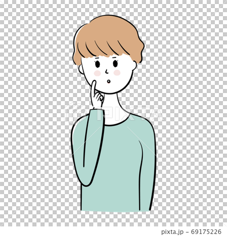 Thinking woman 69175226