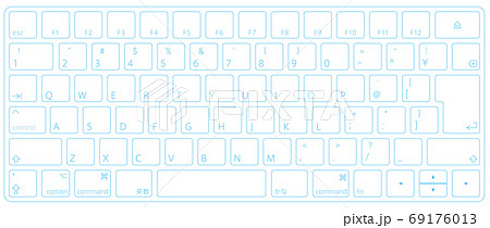 Magic keyboard - 日本語配列 - 青いライン Magic keyboard - 日本語配列 - 青いライン 69176013
