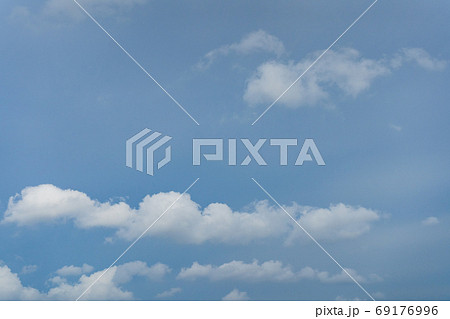 Blue sky with white clouds, blue sky background, copy space Blue sky with white clouds, blue sky background, copy space 69176996