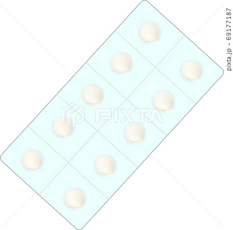 シンプルな薬錠剤のイラストのイラスト素材 シンプルな薬錠剤のイラストのイラスト素材