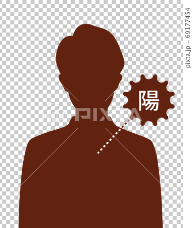 ウイルス感染_アイコン 男性 69177454