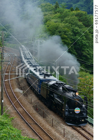 C61形蒸気機関車+12系客車 SLみなかみ C61形蒸気機関車+12系客車 SLみなかみ 69177577