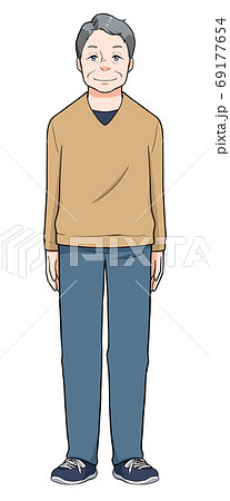 中高年男性全身 69177654