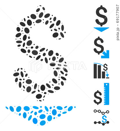 Dotted Mosaic Dollar Down Dotted Mosaic Dollar Down 69177907