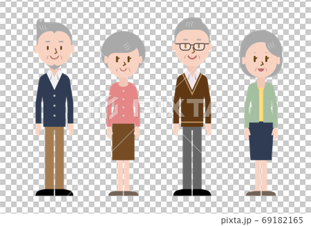 老人的圖標和頭像 69182165