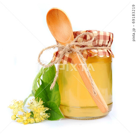 Linden flowers and honey Linden flowers and honey 69183219