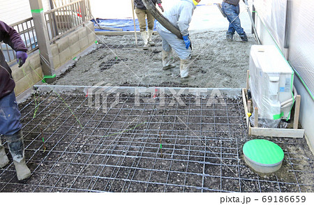 コンクリート打設工事 69186659