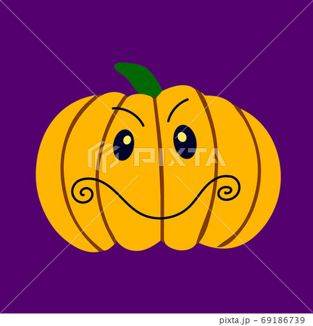 Smiling pumpkin. Symbol of the Halloween holiday 69186739