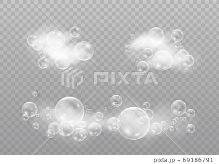 Foam and bubbles. 69186791