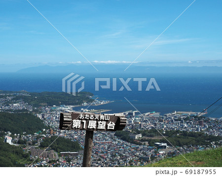 北海道小樽市天狗山展望台からの風景 北海道小樽市天狗山展望台からの風景 69187955