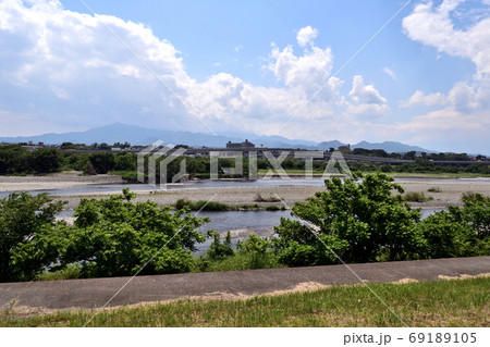 相模川河川敷 新田宿から大山方面 相模川河川敷 新田宿から大山方面 69189105