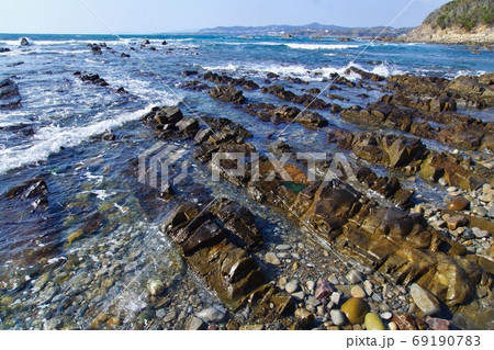 切目海岸の風景　和歌山県日高郡印南町 69190783